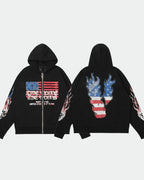 VLONE FLAG Zip Up Hoodie