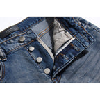 Amiri Jeans Embroidered Stretch Slim-Fit Jeans