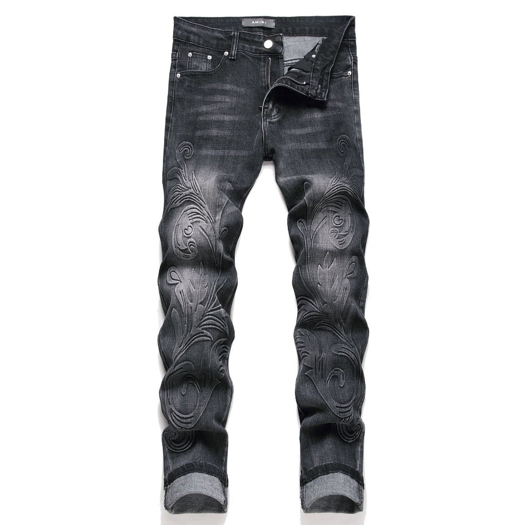 Amiri Jeans Embossing Stretch Jeans