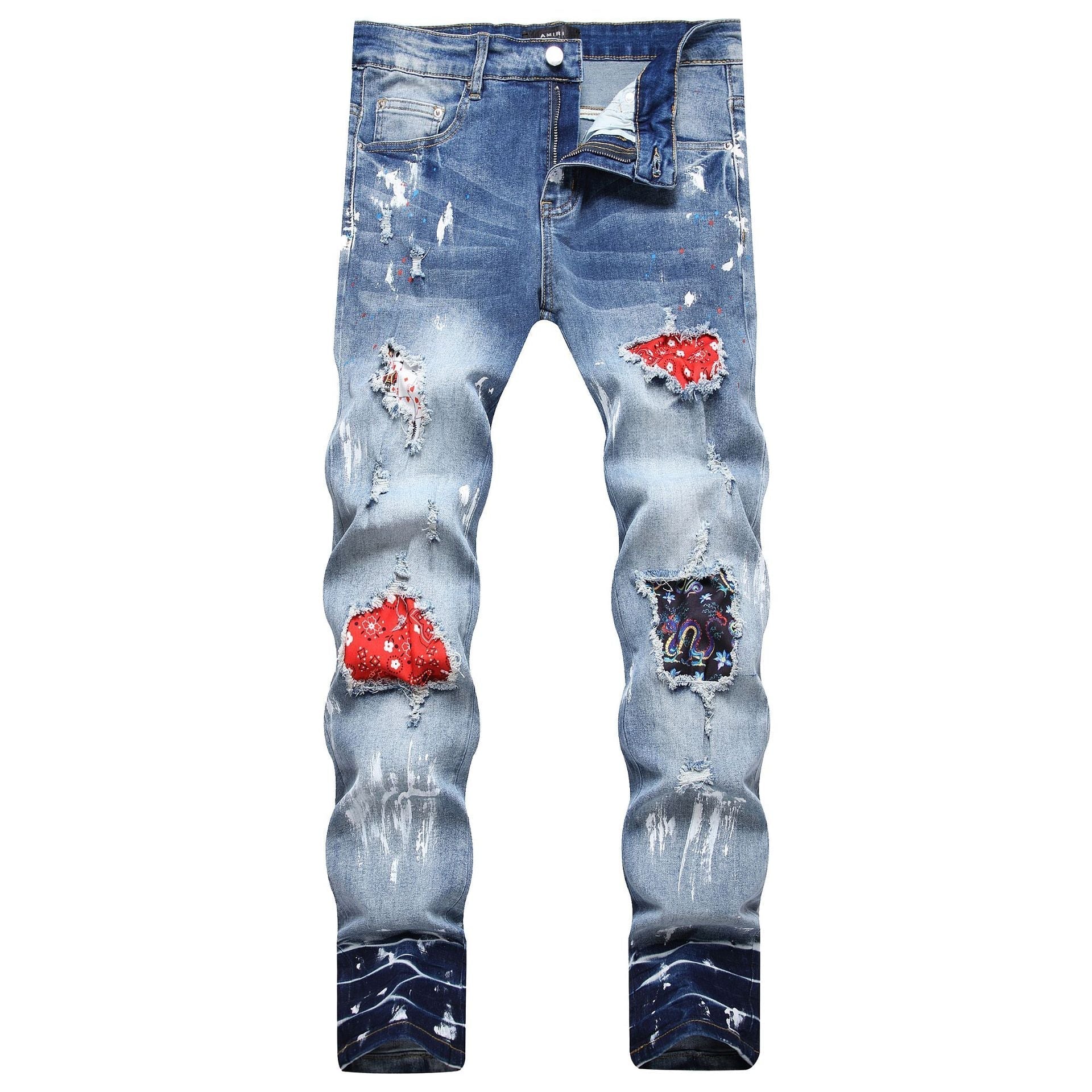 Amiri Jeans Ripped Stretch Jeans