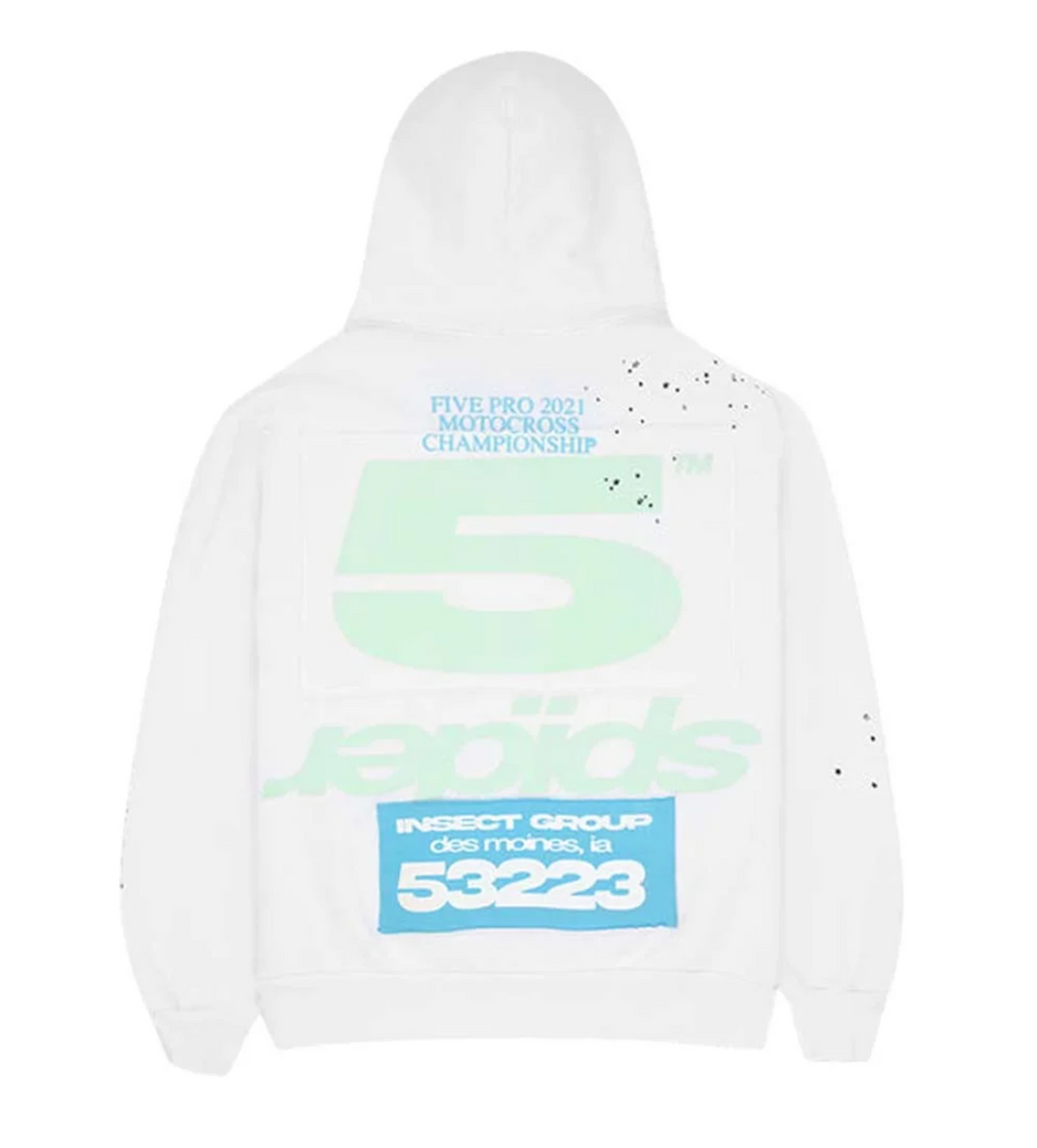 Sp5der Cross Country Hoodie Eggshell