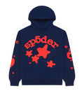 Sp5der Beluga Hoodie Navy/Red