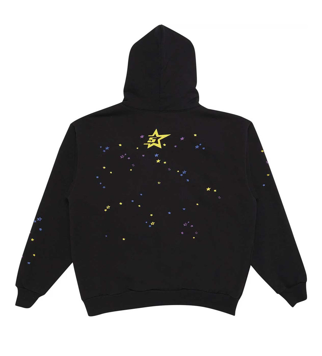 Sp5der P*nk Hoodie V2 Black