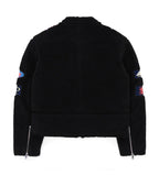 Sp5der Sherpa Hunter Moto Jacket Black