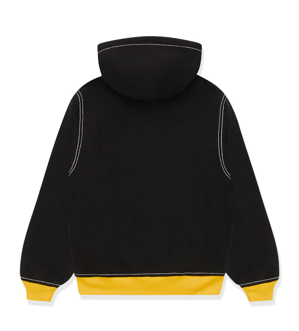 Sp5der T&F Zip-Up Hoodie Black/Yellow