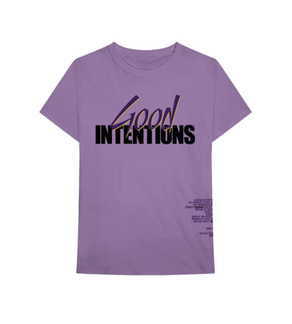 Vlone Nav Dove Purple Tee