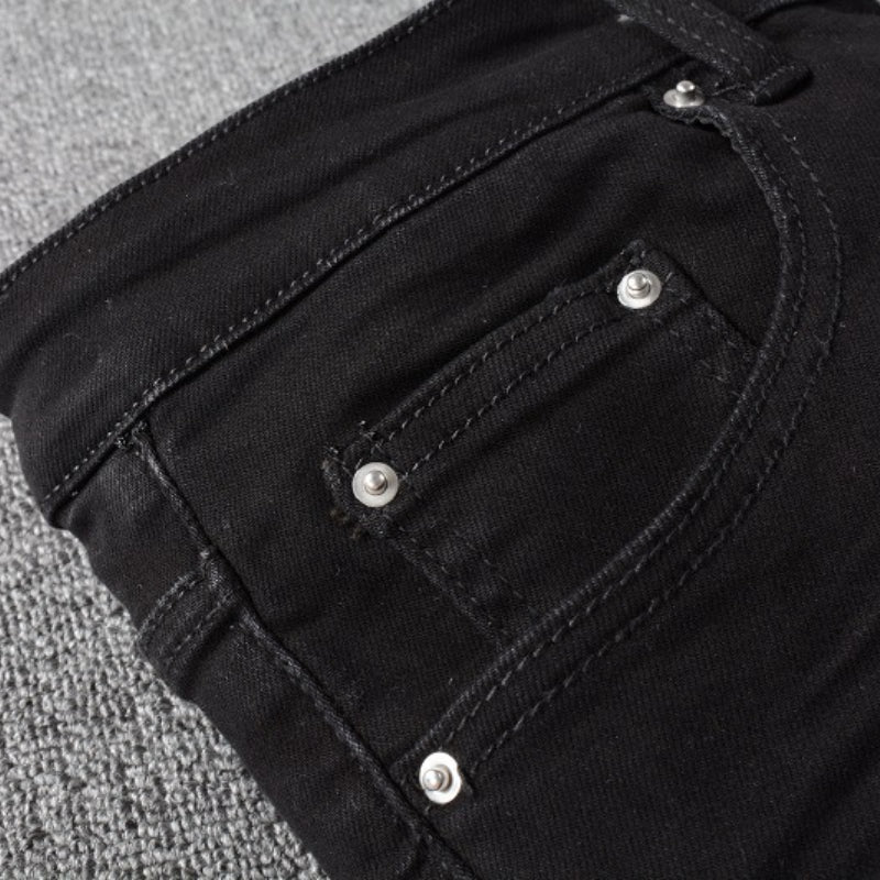 Amiri Jeans Casual Painted Slim Jeans Men #800