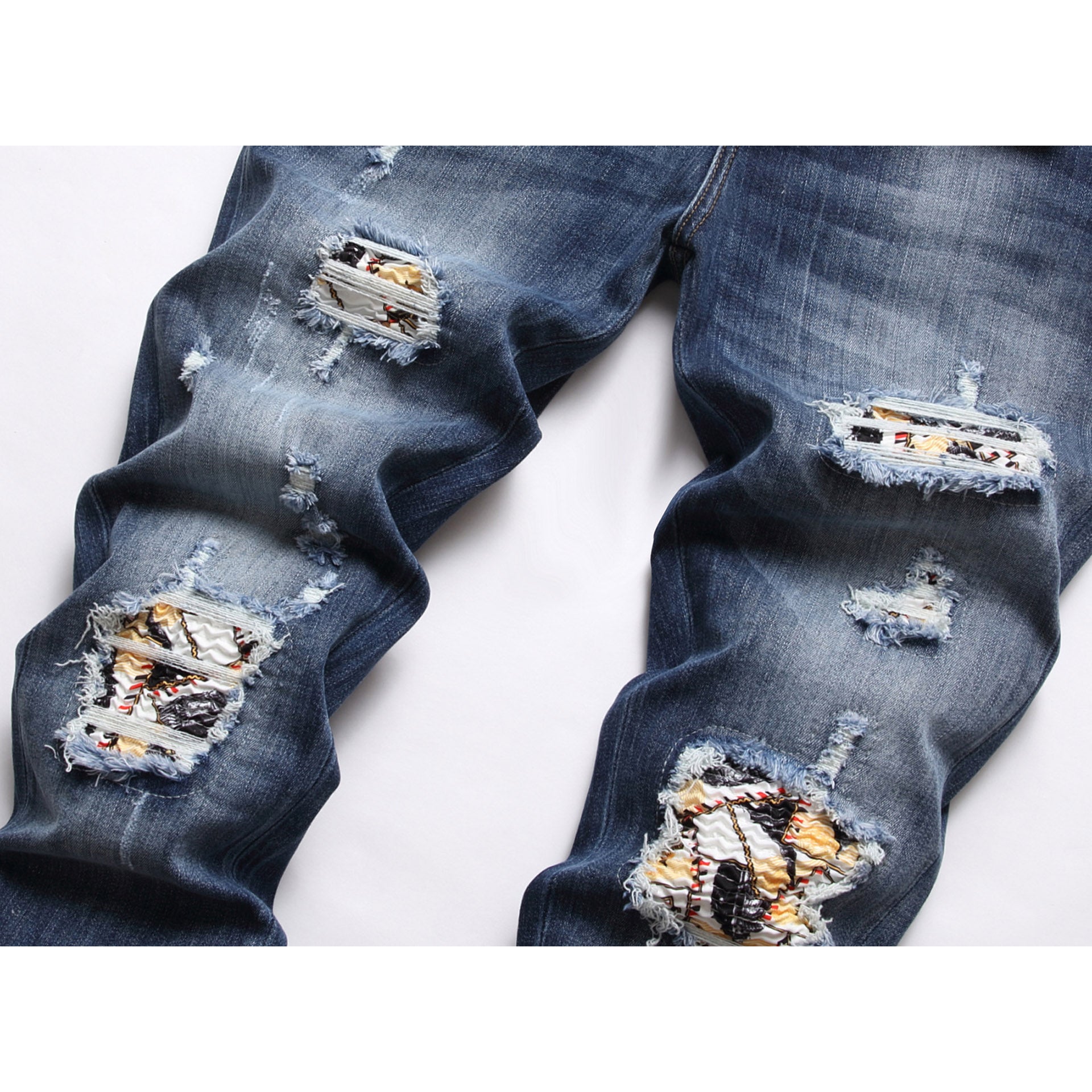 Amiri Jeans Ripped Stretch Jeans