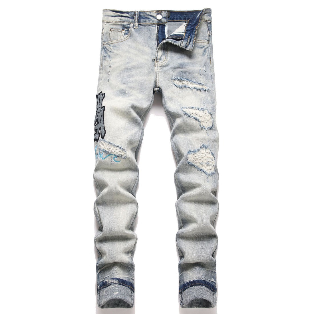 Amiri Jeans Ripped Stretch Jeans